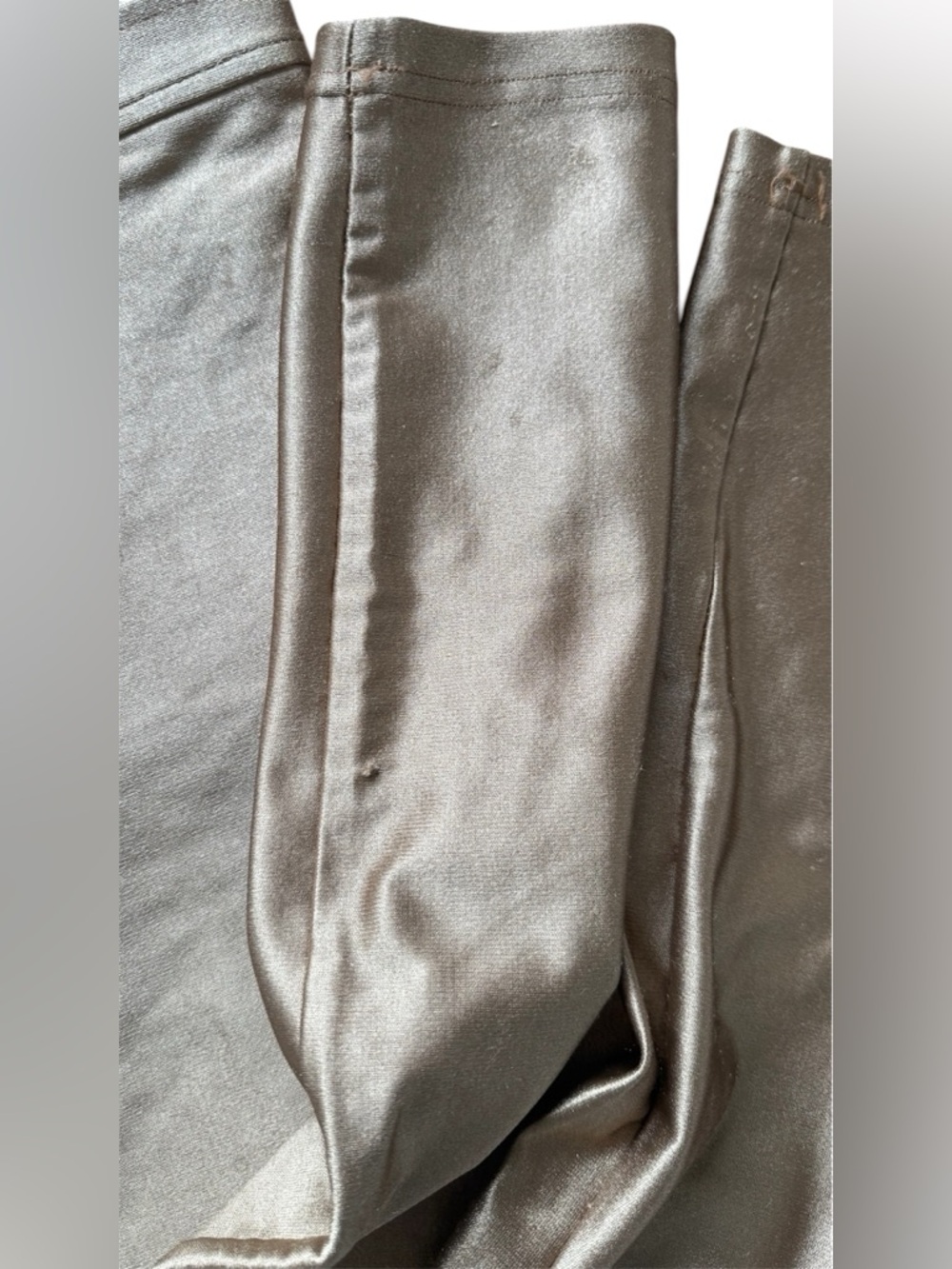 *Damaged* Y2K  American Apparel High Rise Gold Disco Pants - Picture 3 of 15